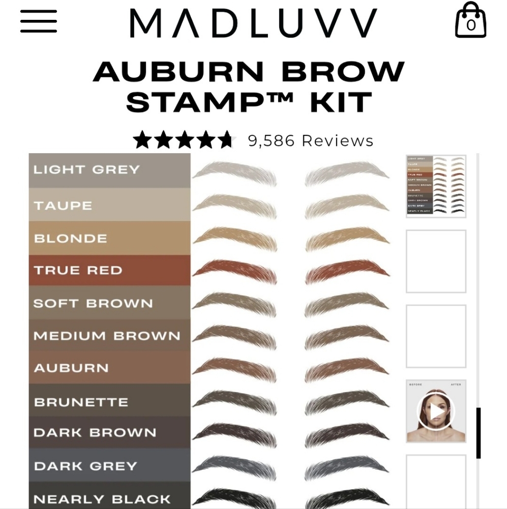 MADLUVV Brow Stamp Kit - Picture 4 of 4